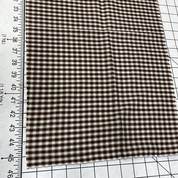 3 pieces vintage fabric remnants, cotton, cotton blend, varying sizes - Picture 12 of 14